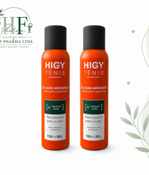 HIGY TÊNIS -  Desodorante para os pés 150ml/90g - 2unid.