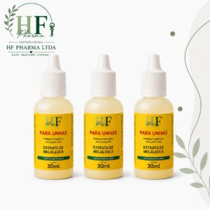 Solução Antimicotico HF PHARMA - Exclusivo com Extrato de Melalauca - 3 unid.