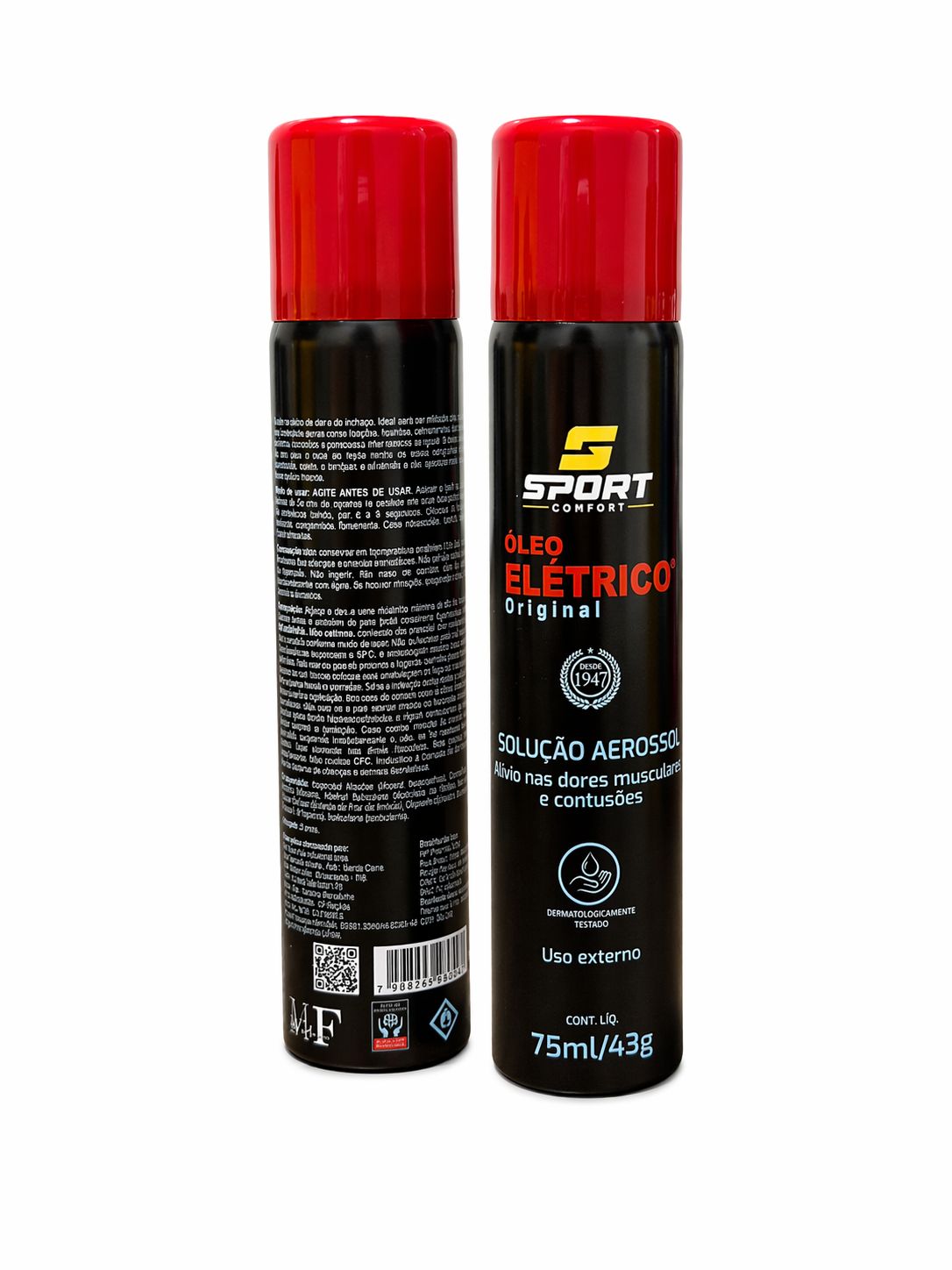 SPORT COMFORT - Óleo Elétrico Original 75ml/ 43g. - Imagem 2
